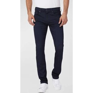 New PAIGE Dark Denim Inkwell Federal Slim Straight Leg Jean Stretch Men’s 40X30